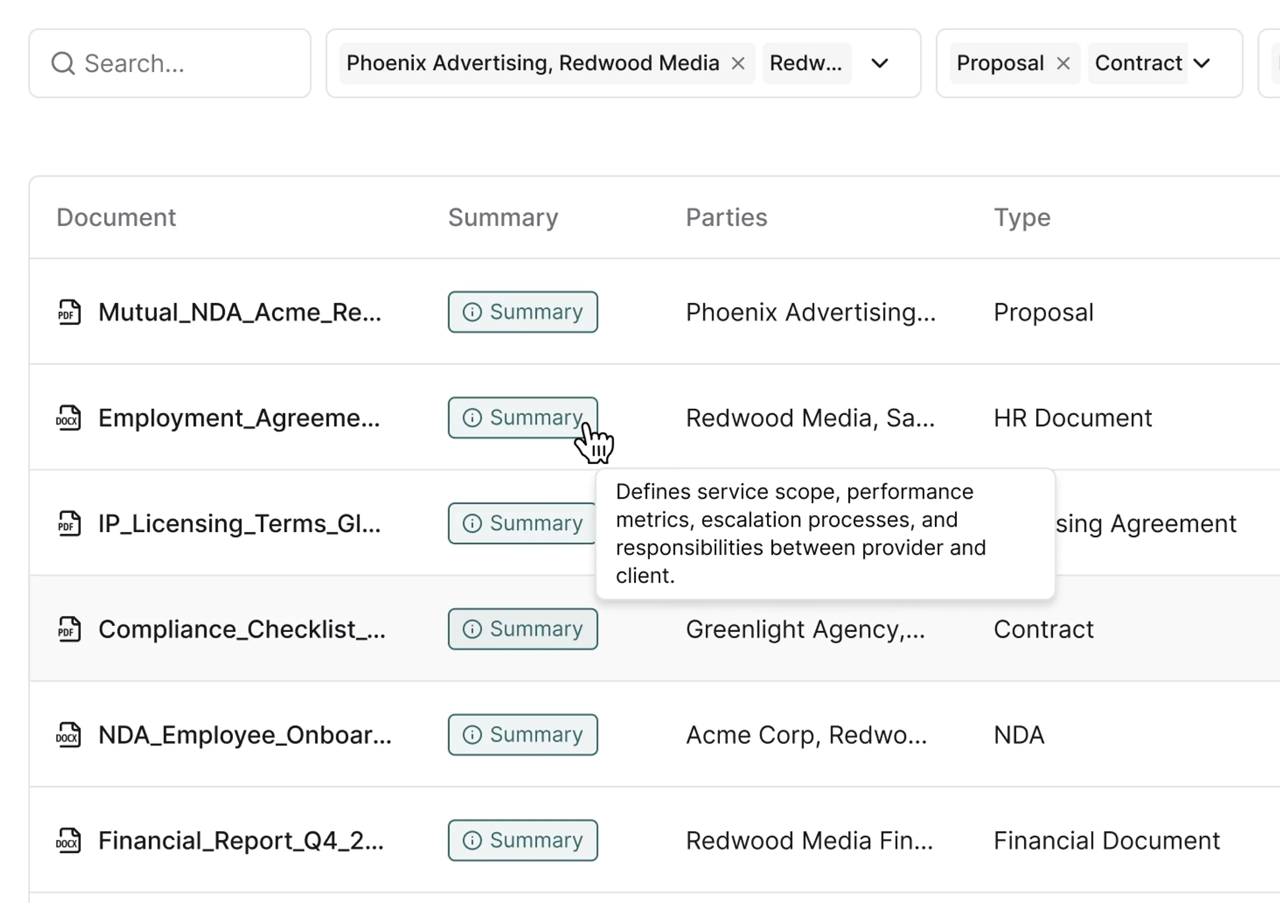 LegalWeave Vault Interface